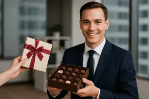 Erkeğe çikolata hediye