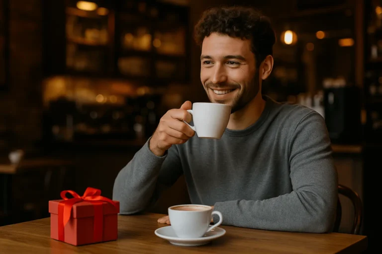 Kahve dükkanından hediye