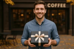 Erkek arkadaşa hediye kahve