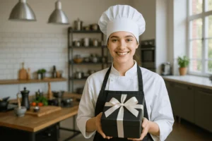 Gastronomi öğrencisine hediye