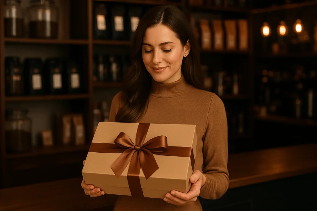 Kişiye özel hediye kahve kutusu