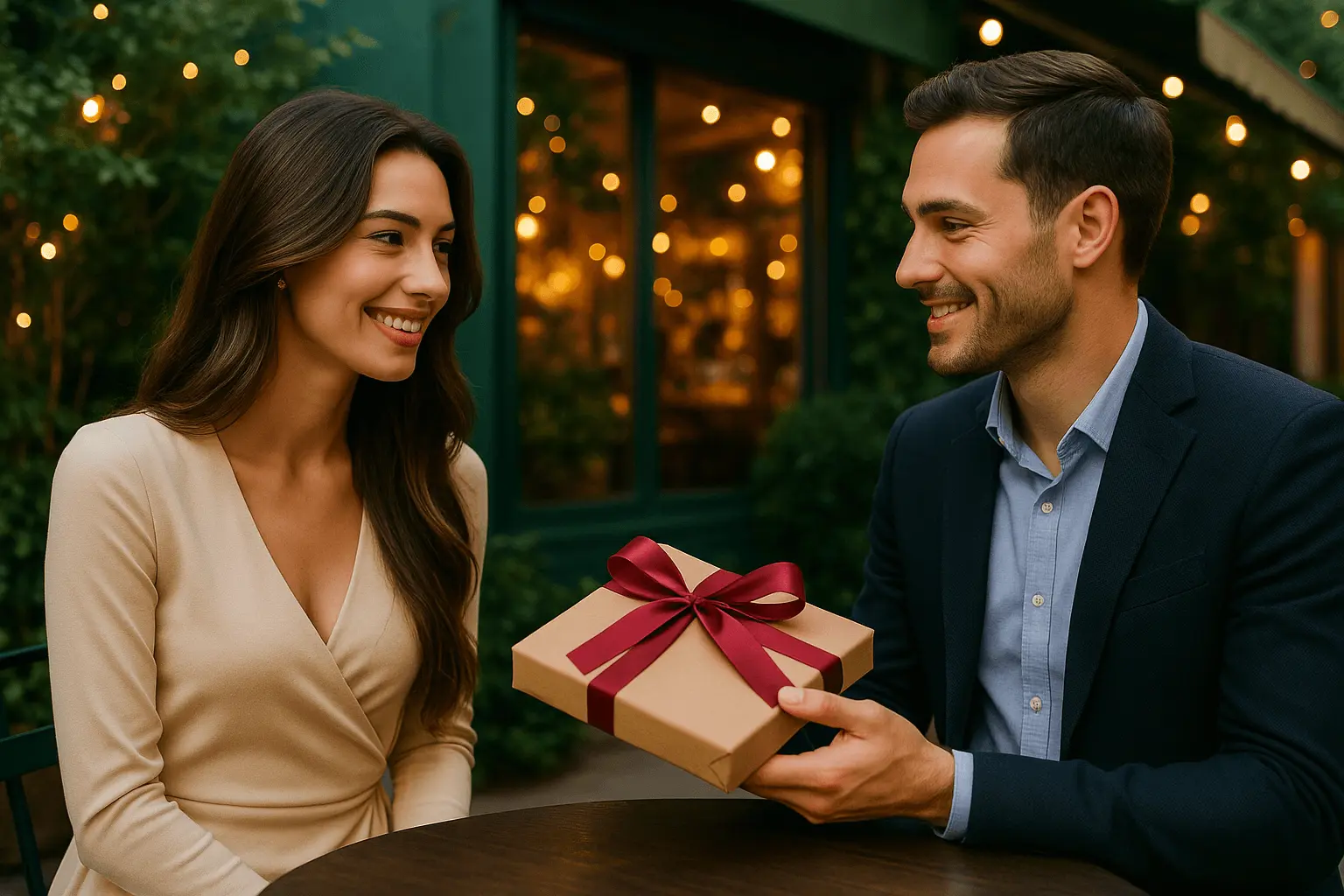 İlk buluşmada kitap hediye